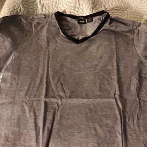 Hugo Boss Mens mercerized cotton v-neck